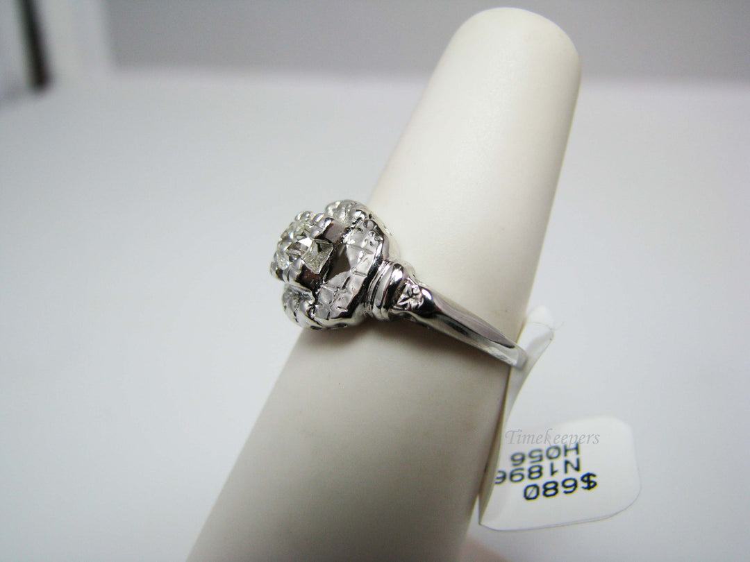 b206 Beautiful 10kt Antique Diamond ring