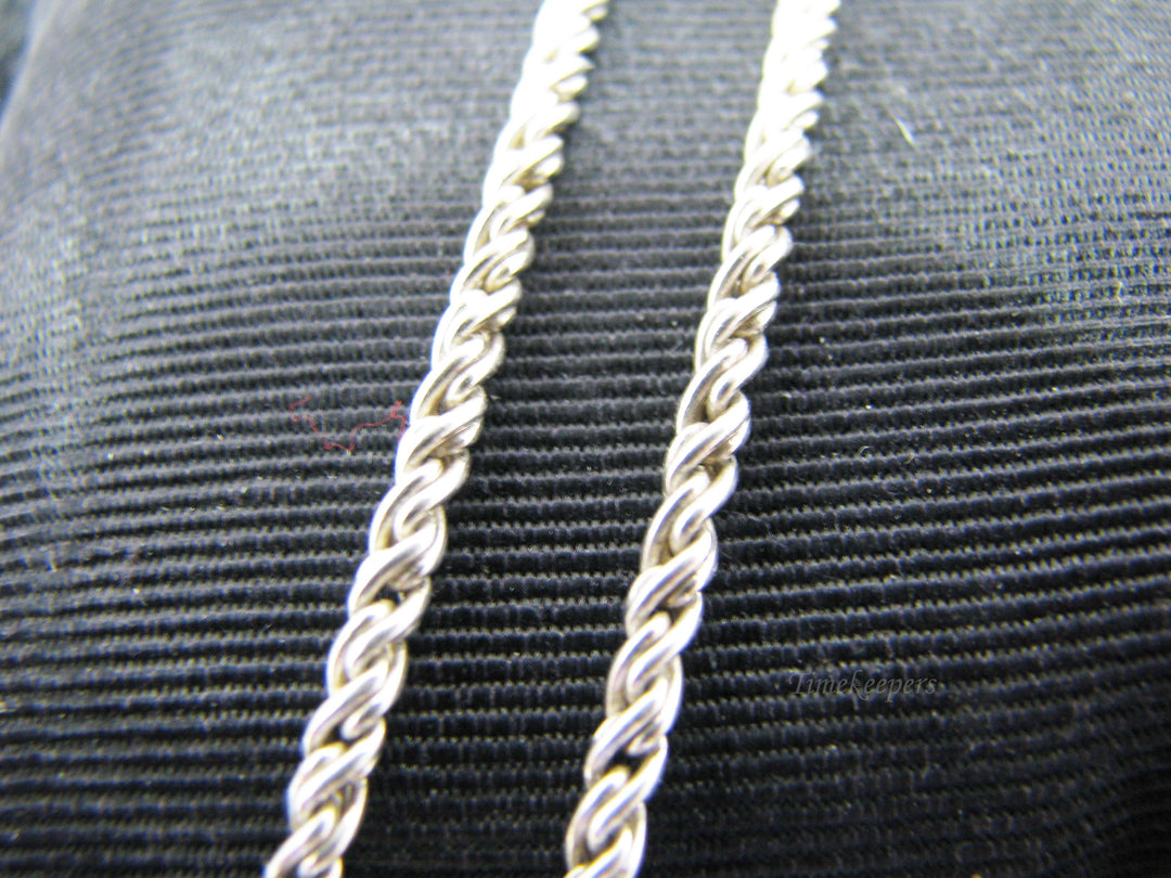 b213 Stunning Sterling Silver &amp; 18kt Yellow Gold Tiffany &amp; Co. Heart Puzzle pendant &amp; necklace