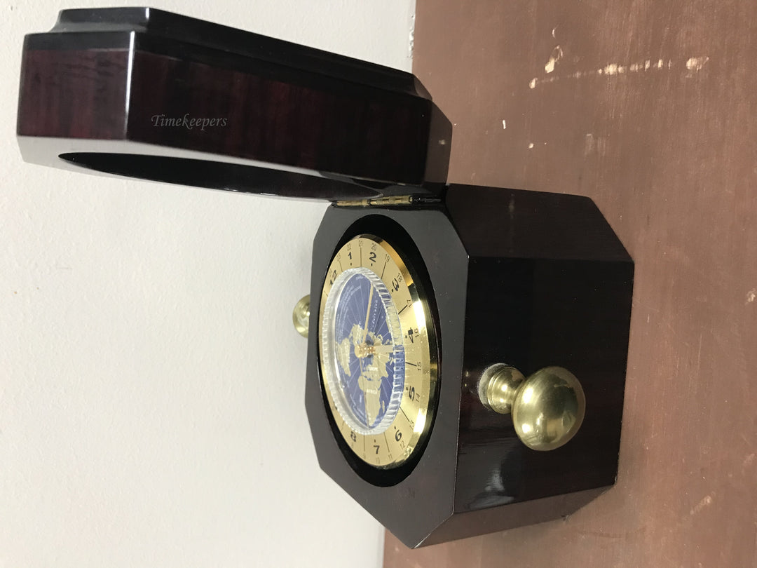 g238 2000s T.W.A award for excellence world desk clock