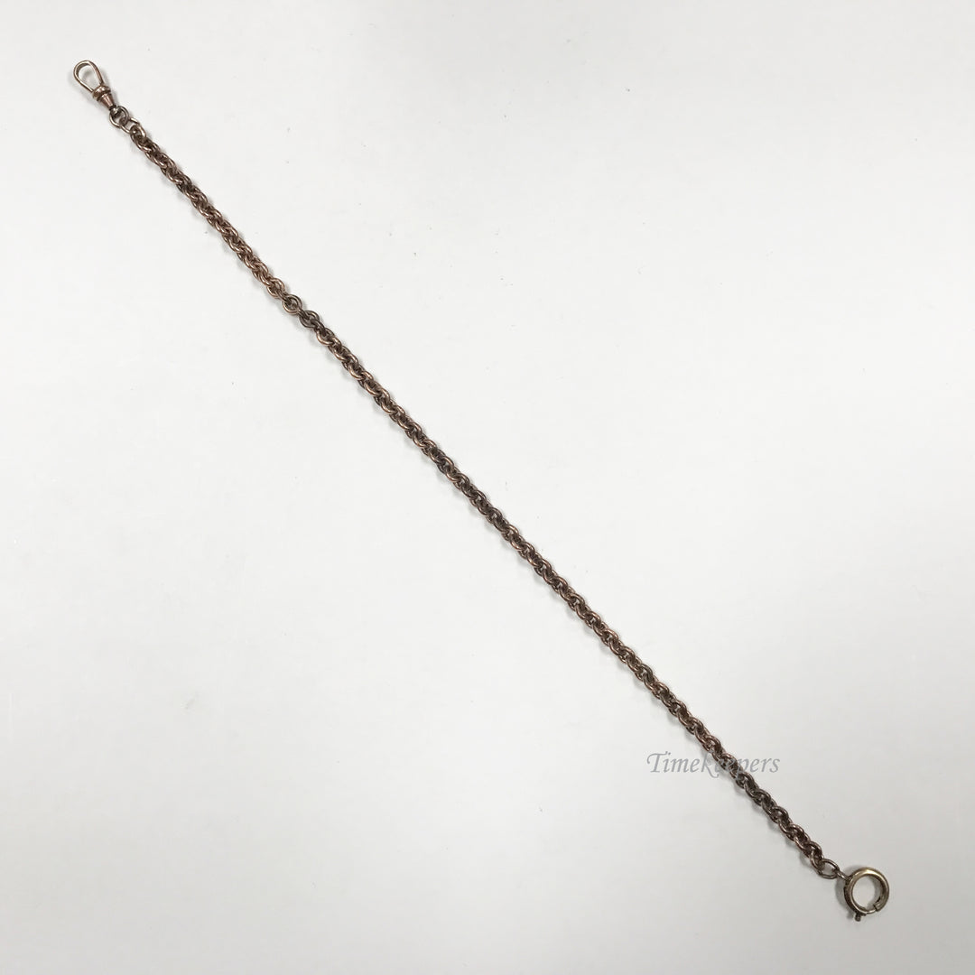 c702 Vintage Copper Pocket Watch Chain