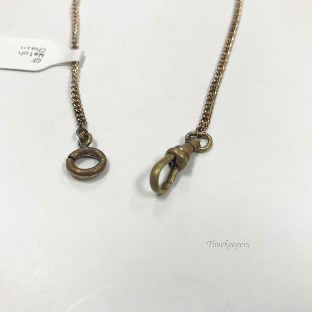 c703 Vintage Gold Filled Pocket Watch Chain