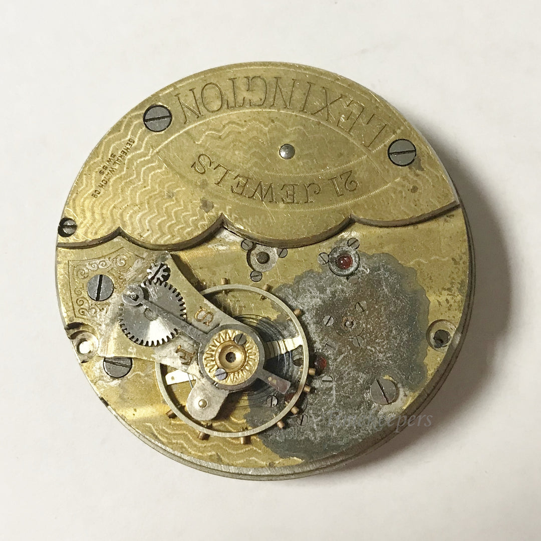 e974 Vintage Lexington Mechanical Wrist Watch Movement for Parts Repair