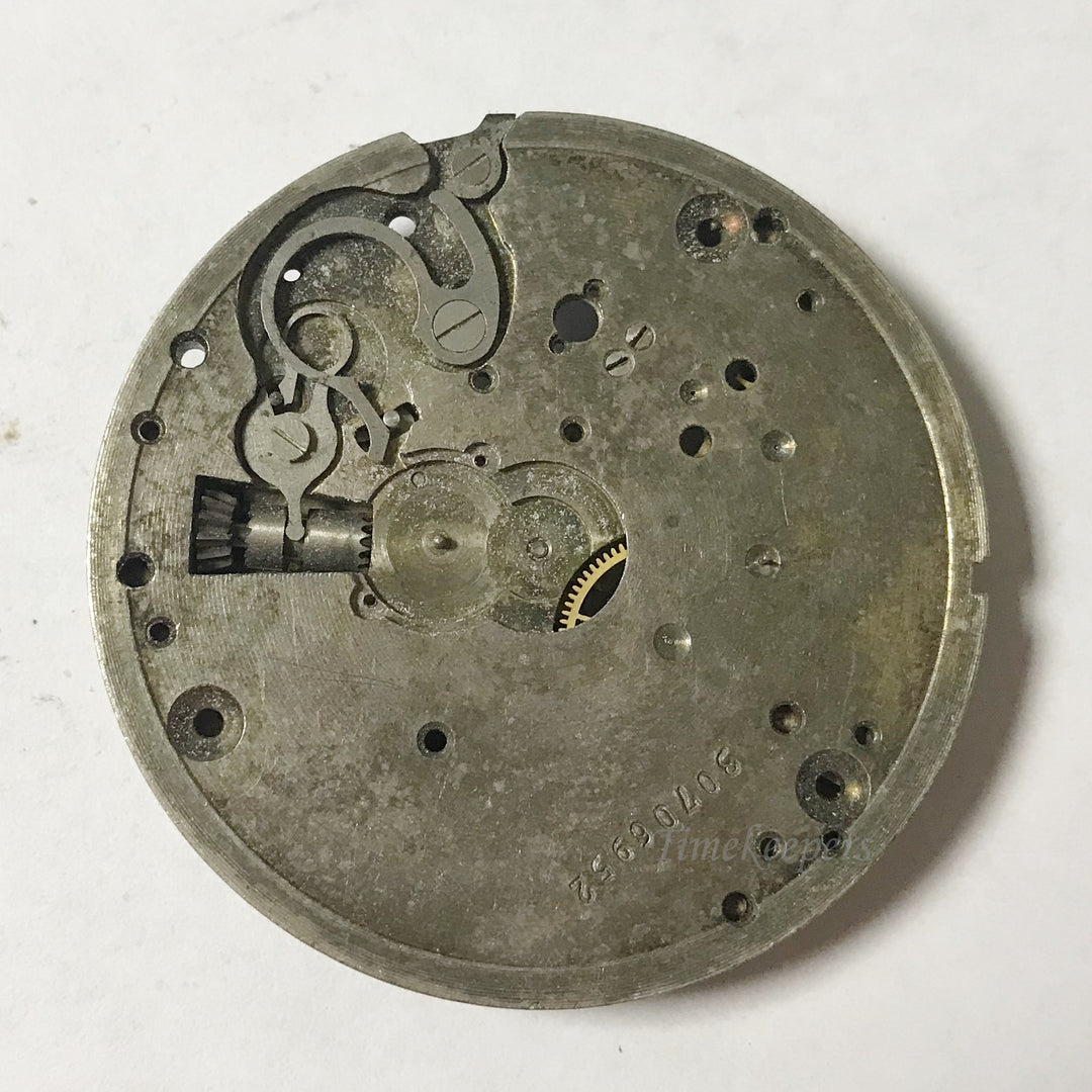 e975 Vintage Elgin Mechanical Wrist Watch Movement for Parts Repair