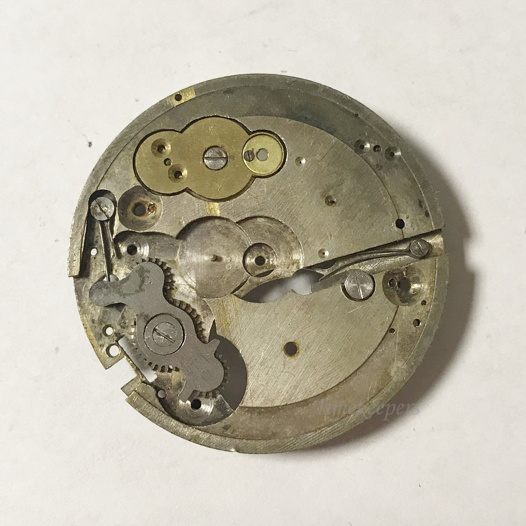 e976 Vintage Swiss Mechanical Wrist Watch Movement for Parts Repair