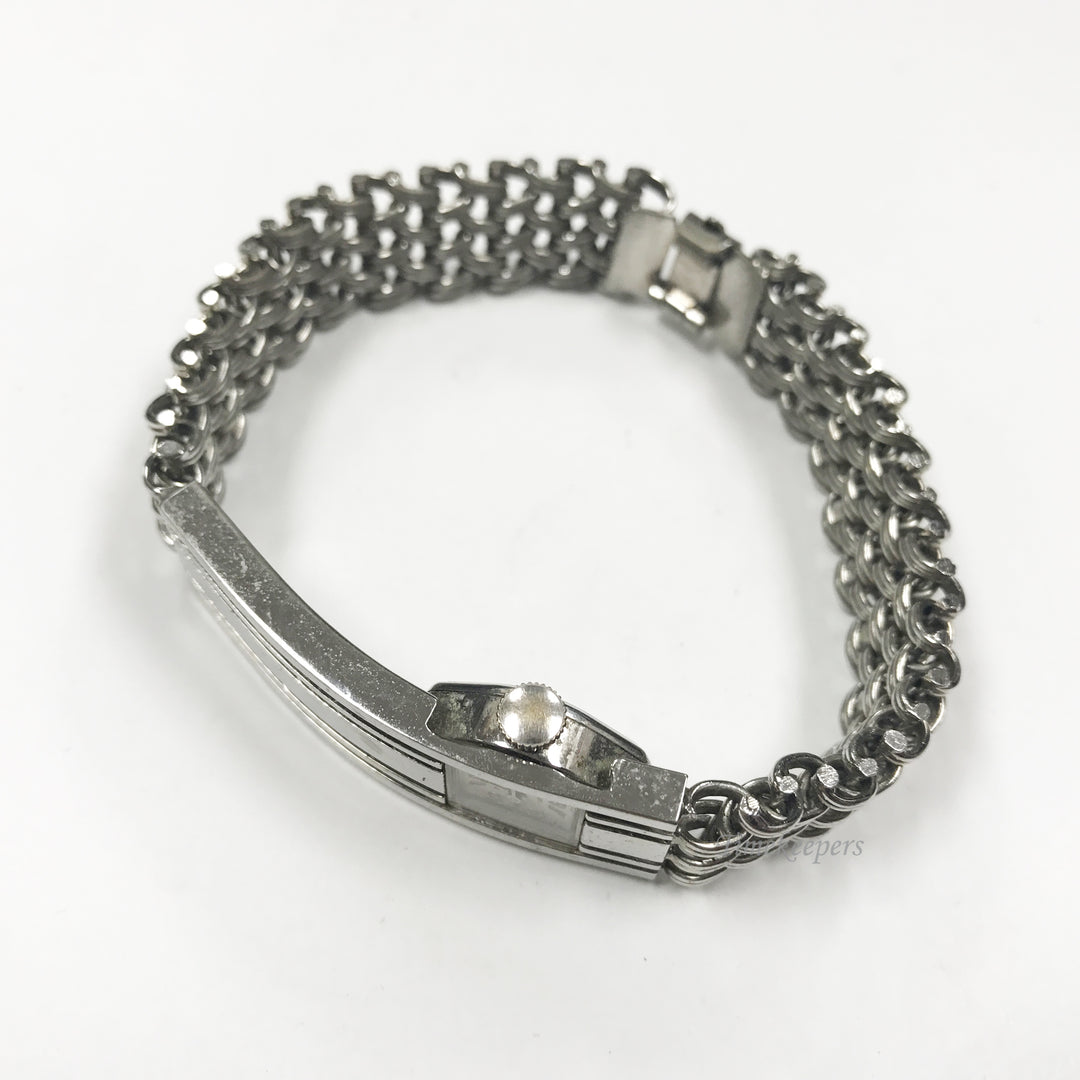 c721 Great ID Bracelet Style Mechanical Wrist Watch