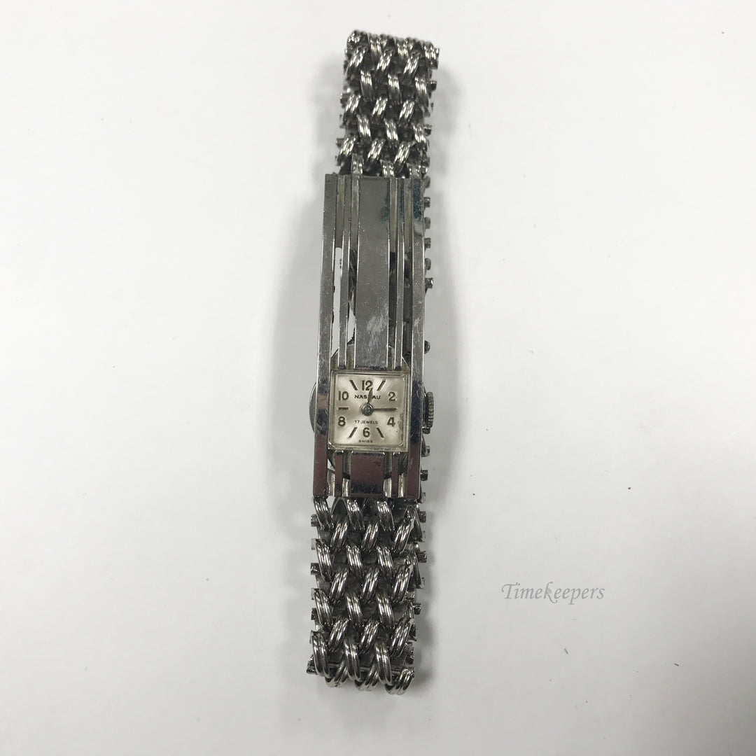 c721 Great ID Bracelet Style Mechanical Wrist Watch