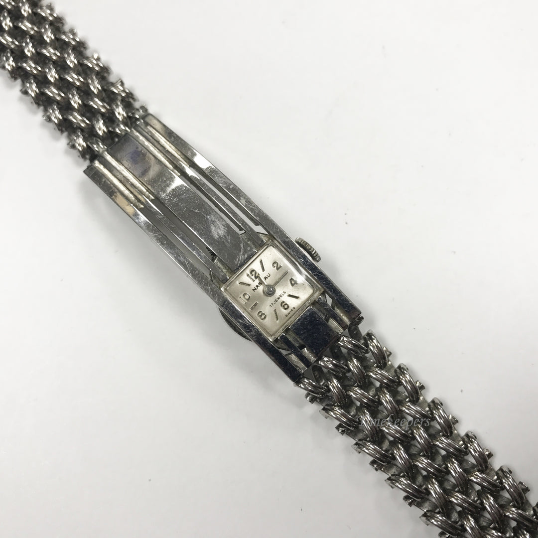 c721 Great ID Bracelet Style Mechanical Wrist Watch