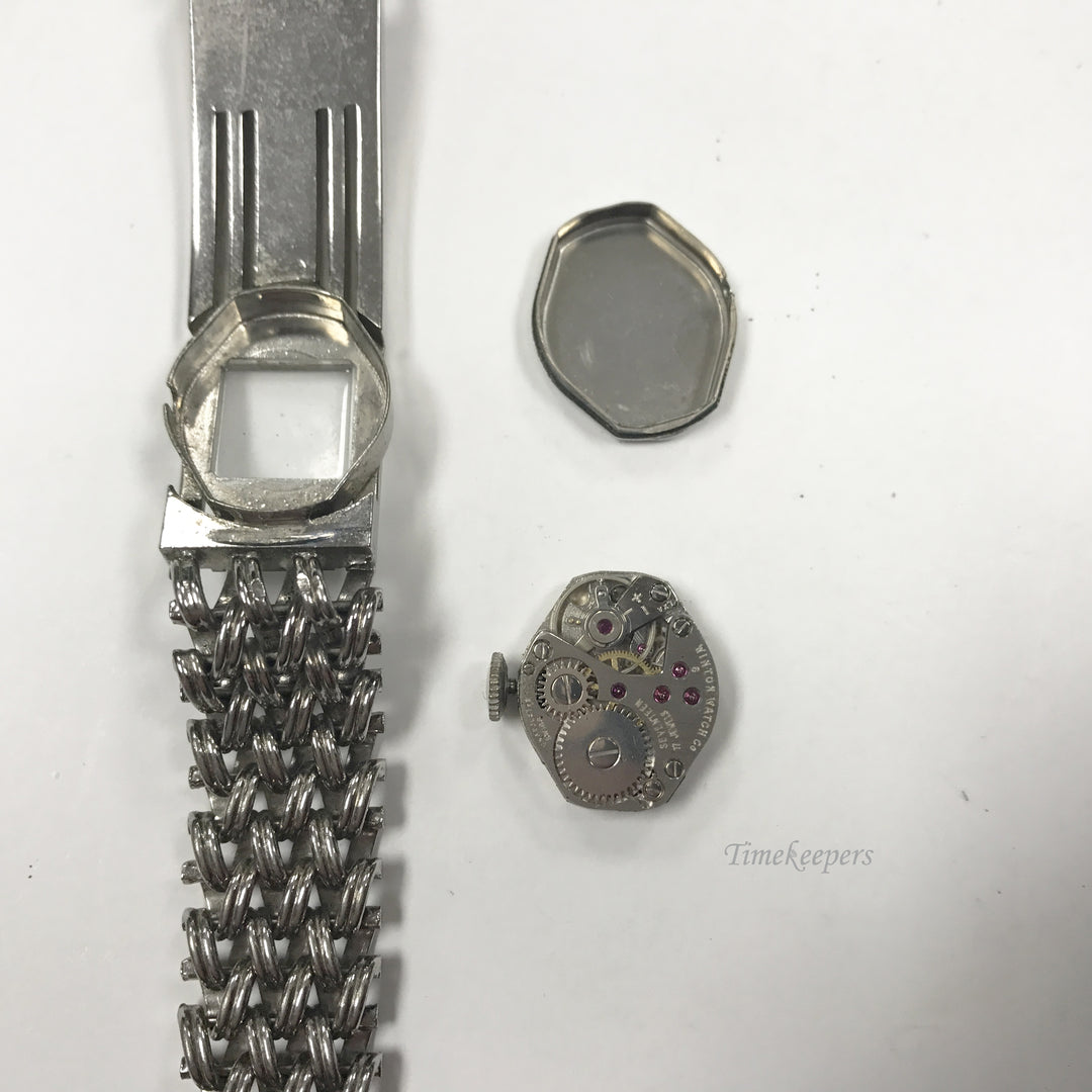 c721 Great ID Bracelet Style Mechanical Wrist Watch