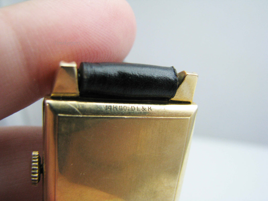 b322 Men's 14kt Yellow Gold Wittnauer