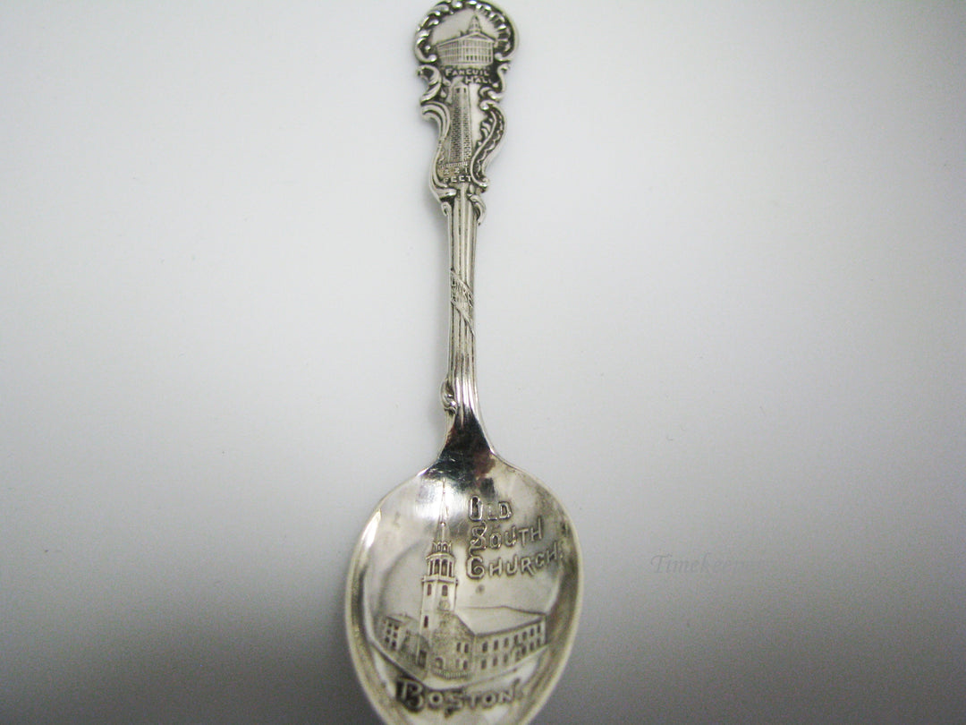 c889 Sterling Silver Souvenir Spoon from Boston Mass
