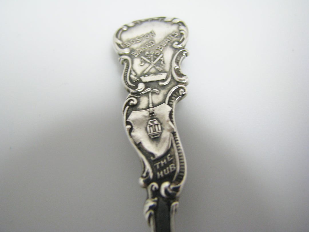 c889 Sterling Silver Souvenir Spoon from Boston Mass
