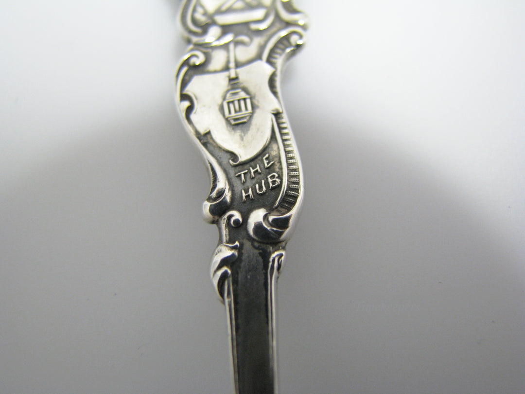 c889 Sterling Silver Souvenir Spoon from Boston Mass