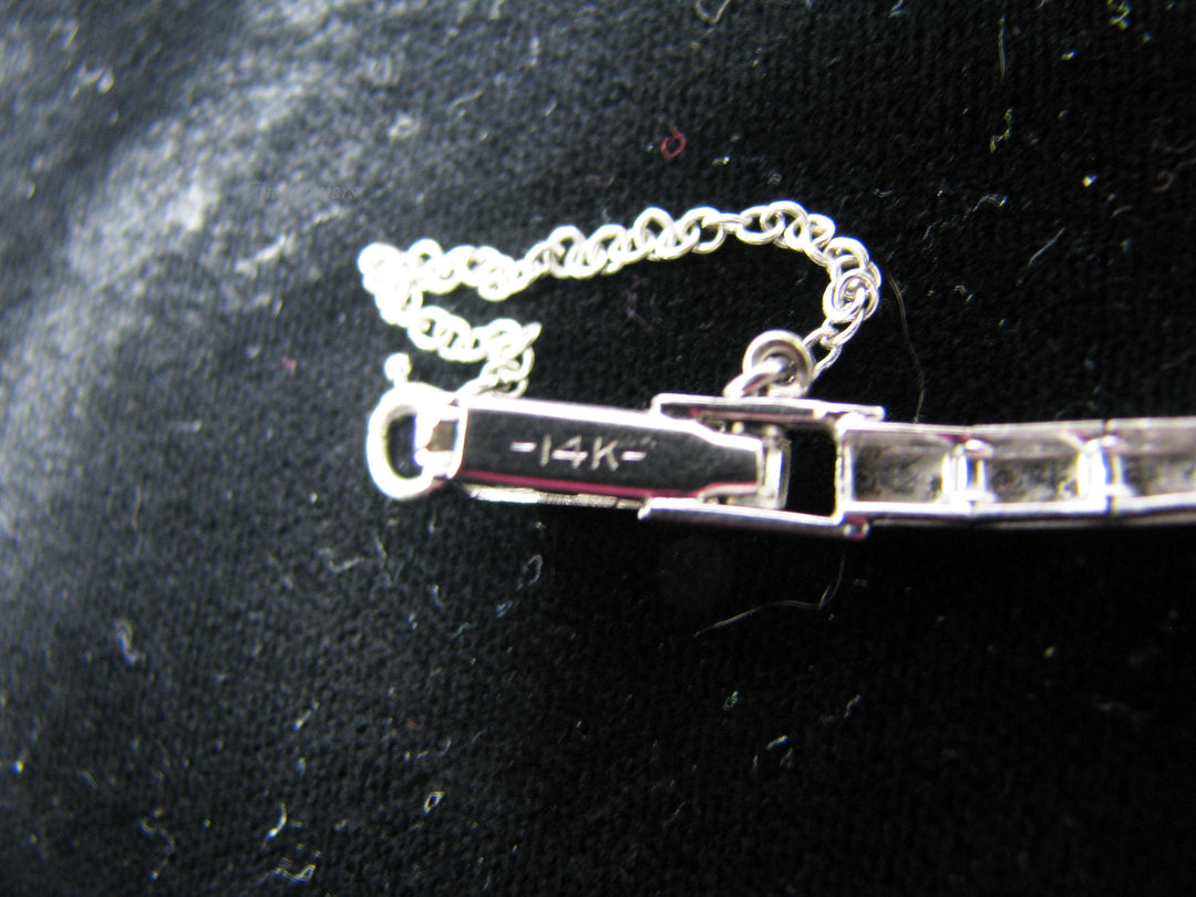 g123 Pretty 14k White Gold Women's Diamond Hamilton Watch