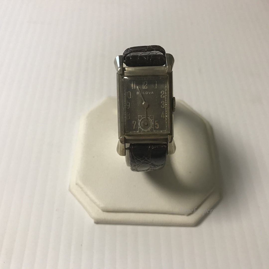 f038 Vintage Bulova Men's 10K Gold Filled Hand-Winding Wrist Watch