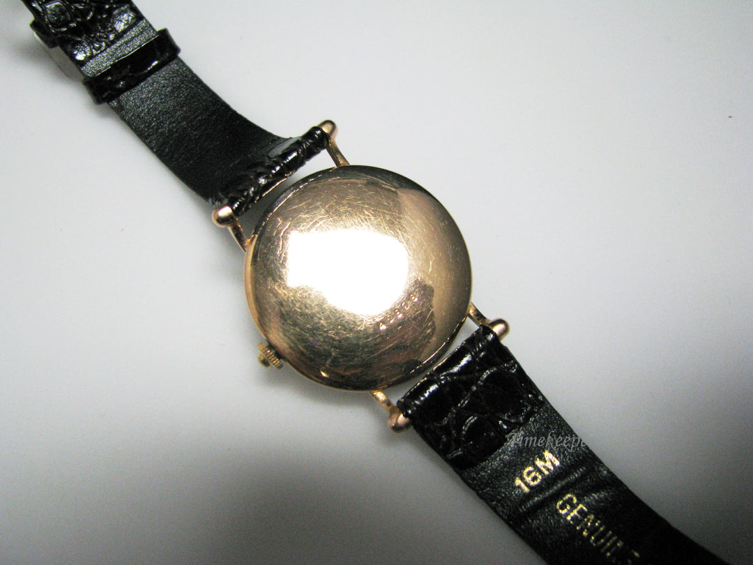 H001 Vintage Juvenia Mechanical Hand Wind Watch in 18k Yellow gold