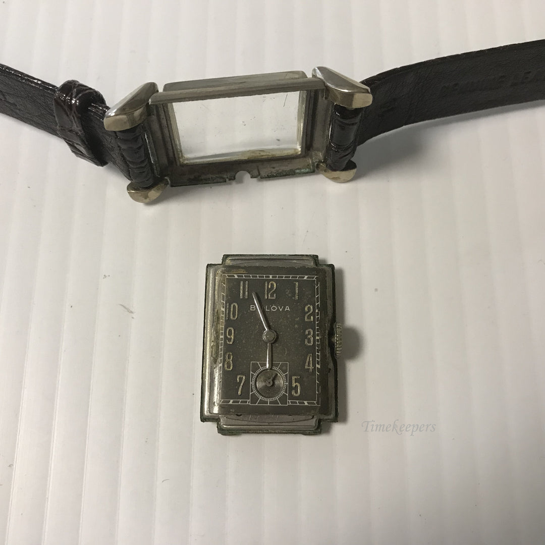 f038 Vintage Bulova Men's 10K Gold Filled Hand-Winding Wrist Watch