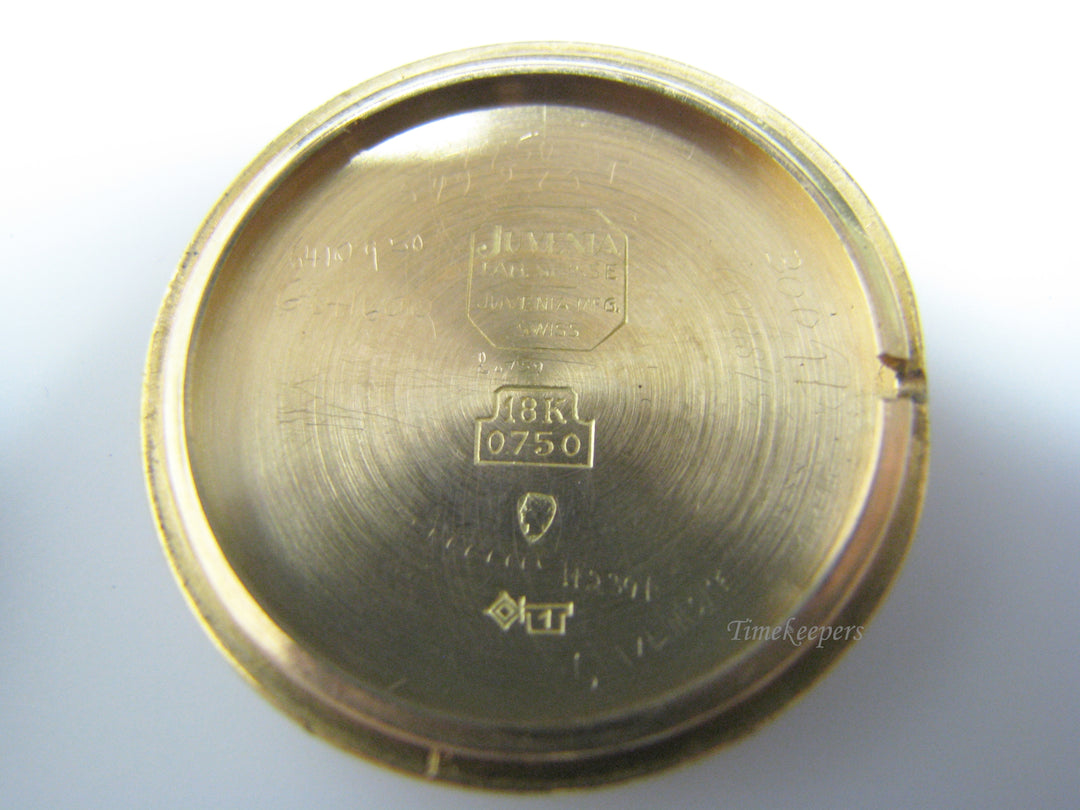 H001 Vintage Juvenia Mechanical Hand Wind Watch in 18k Yellow gold