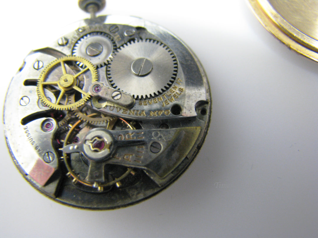 H001 Vintage Juvenia Mechanical Hand Wind Watch in 18k Yellow gold