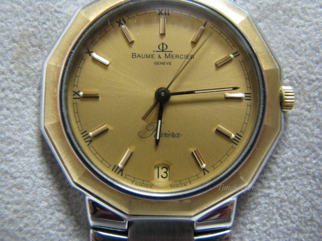 H003 Vintage Baume & Mercier Geneve Watch in 18k Stainless Steel
