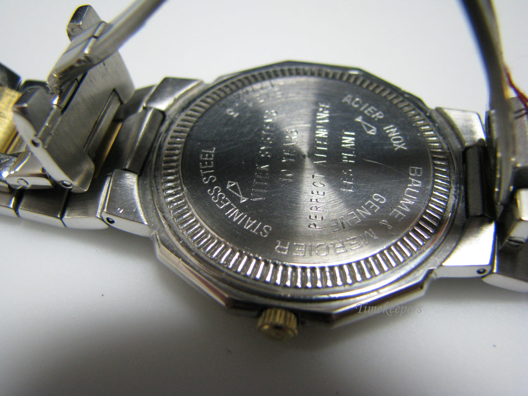 H003 Vintage Baume & Mercier Geneve Watch in 18k Stainless Steel