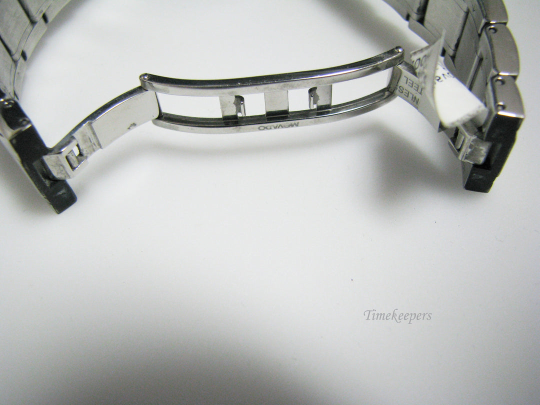 c901 Vintage Stainless Steel Movado Chronograph Watch in Box