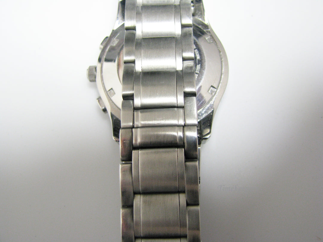 c901 Vintage Stainless Steel Movado Chronograph Watch in Box