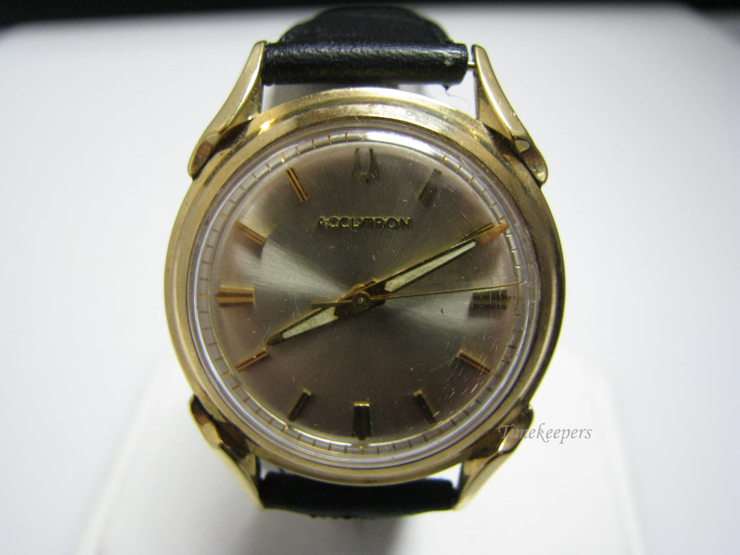 H005 Beautiful Bulova Accutron Watch in 14k Yellow gold