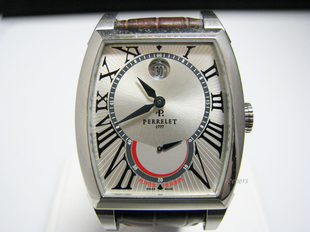 H013 Unique Perrelet Power Reserve Stainless Steel Watch