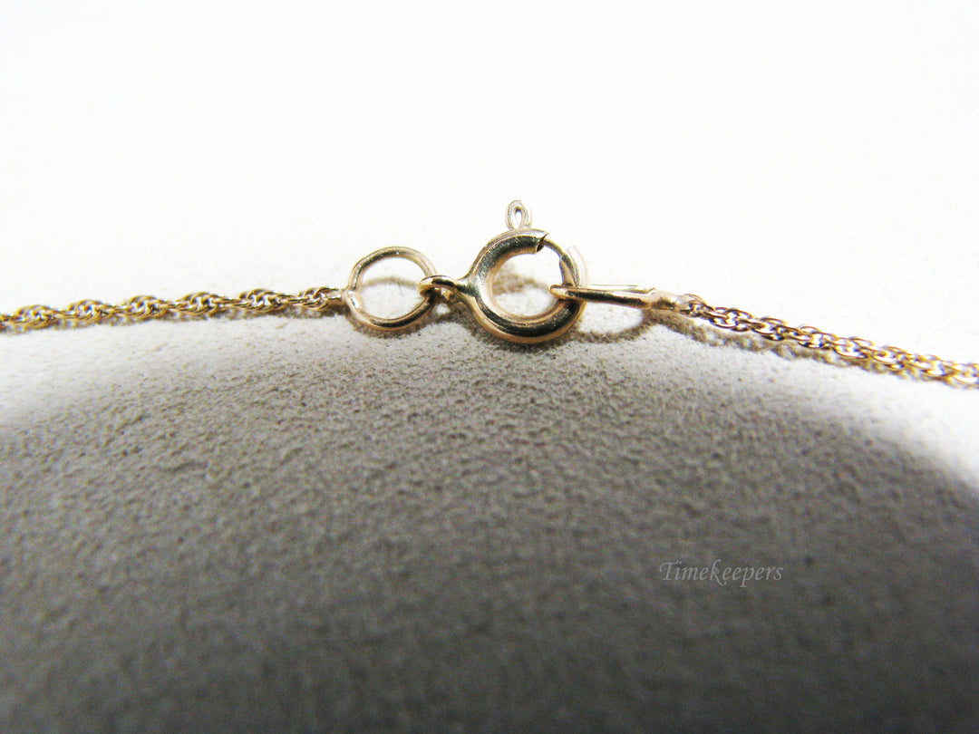 c919 Amazing Honey Amber Pendant on 14k Yellow Gold Chain