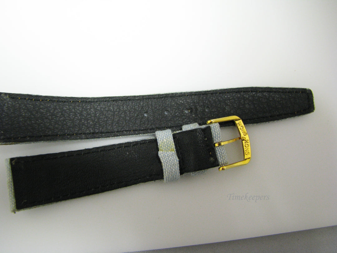 Lot of 10 Stitched Light Blue Denim/ Leather Watch Bands 18 mm