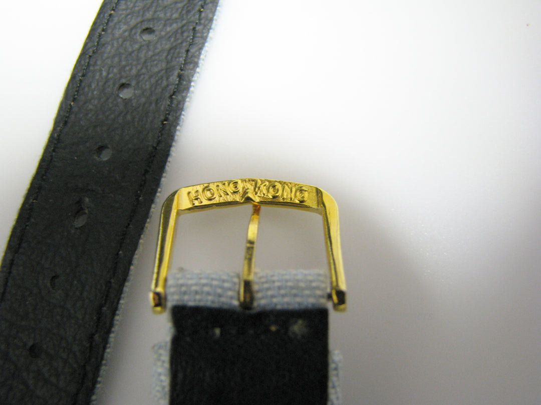 Lot of 10 Stitched Light Blue Denim/ Leather Watch Bands 18 mm