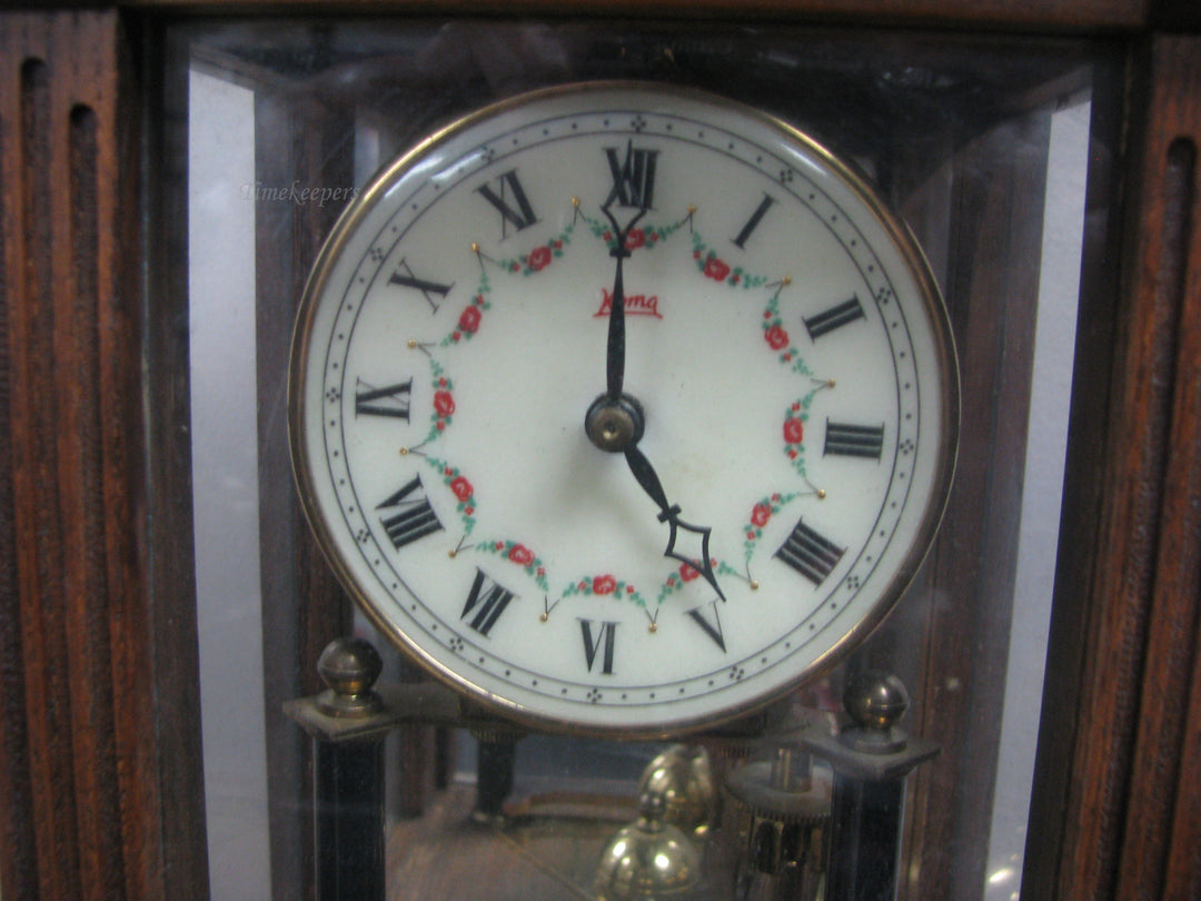 G174 400 Day Clock Wood Case Crystal Regulator