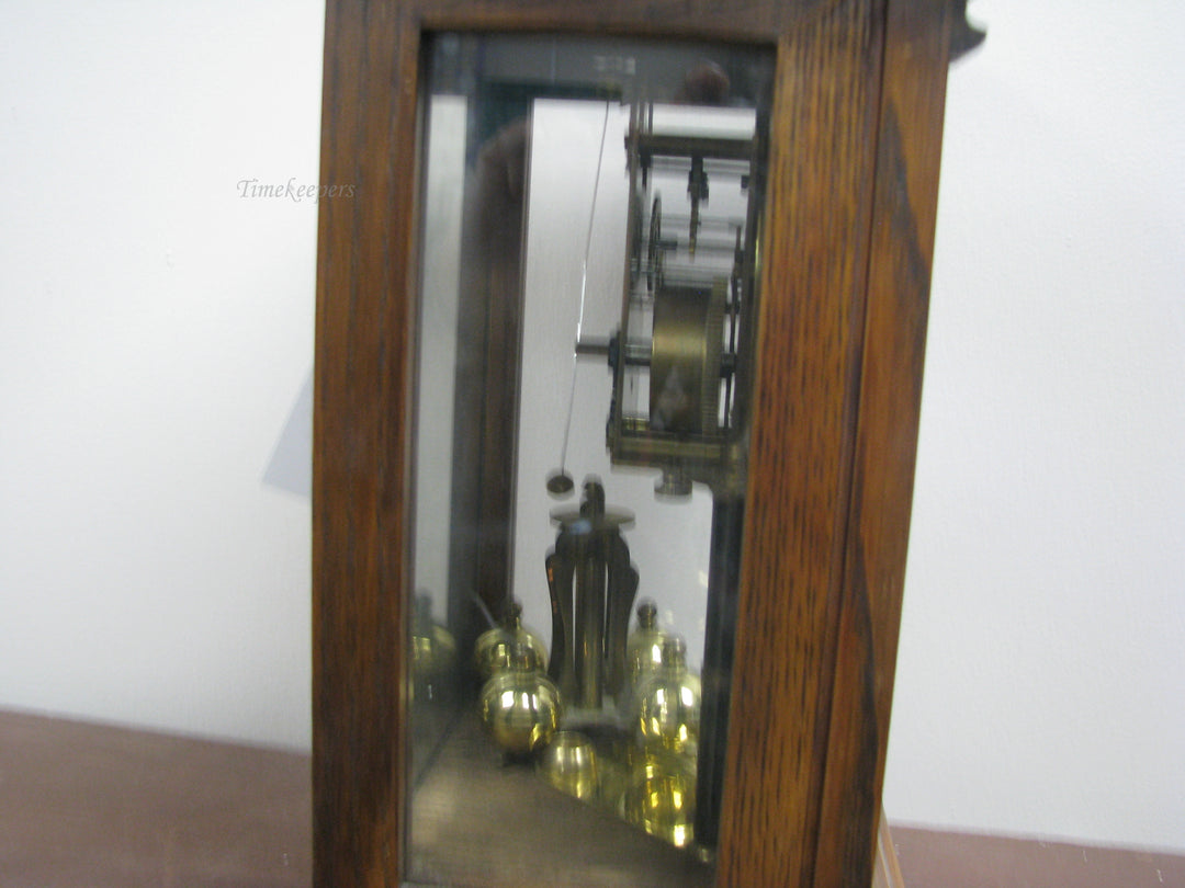 G174 400 Day Clock Wood Case Crystal Regulator