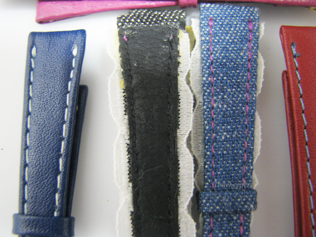 c941 Lot of 20 Watch Bands 12 mm Assorted Colors &amp; Finishes