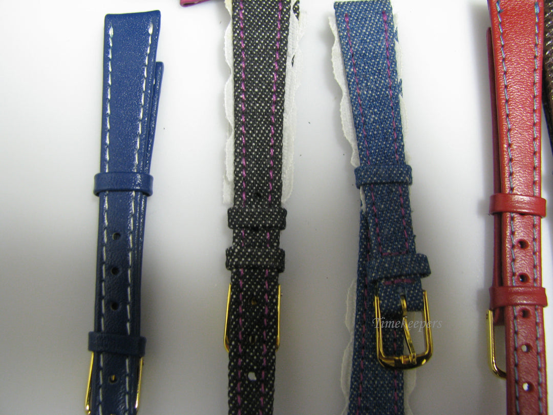 c941 Lot of 20 Watch Bands 12 mm Assorted Colors &amp; Finishes