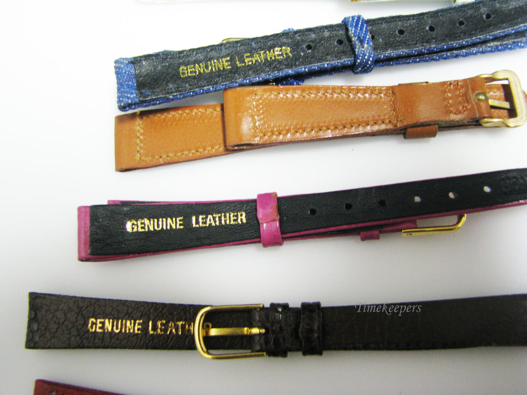 c941 Lot of 20 Watch Bands 12 mm Assorted Colors &amp; Finishes