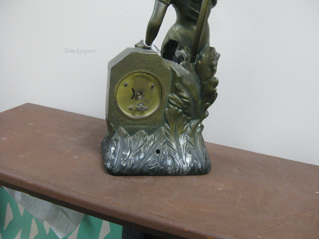 G181 1900s Ingram Statue Clock