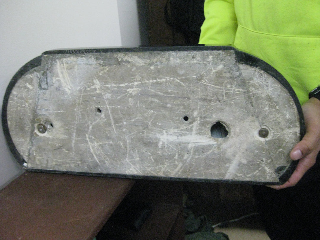 G183 1800s French Marble Base Statue Clock