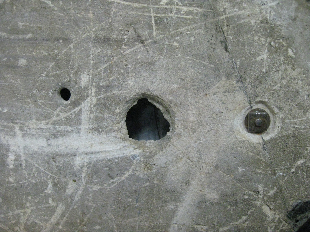 G183 1800s French Marble Base Statue Clock