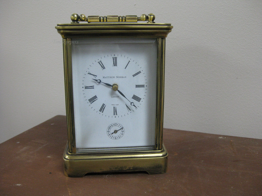 g188 Matthew Norman Repeater Carriage Clock