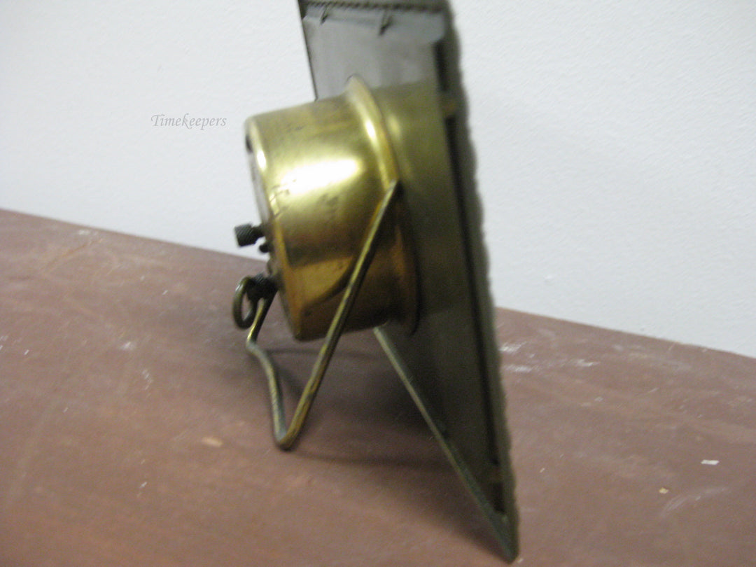 g190 1920s Brass German Table Clock