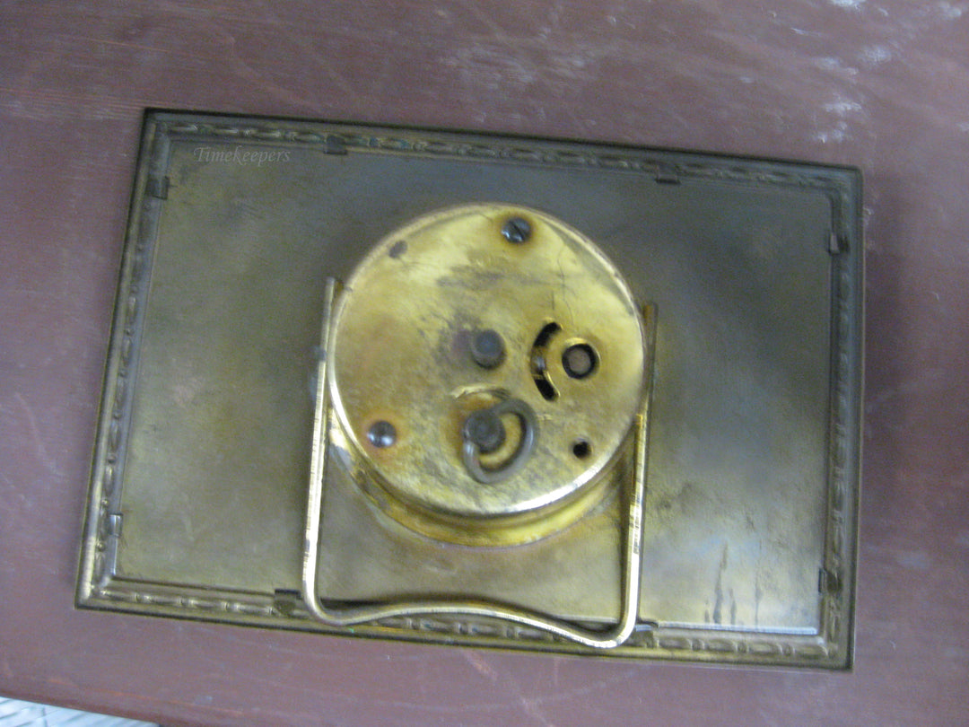 g190 1920s Brass German Table Clock