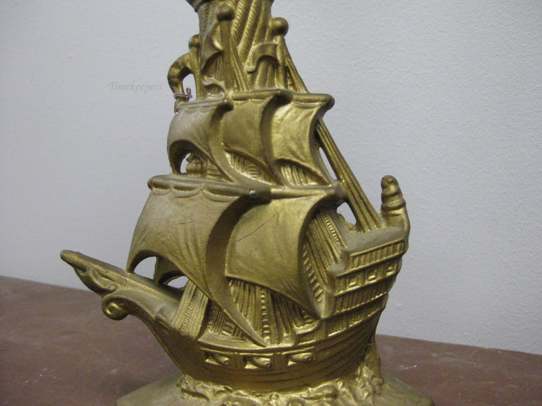 g192 1920s American Metal Mantle Clock