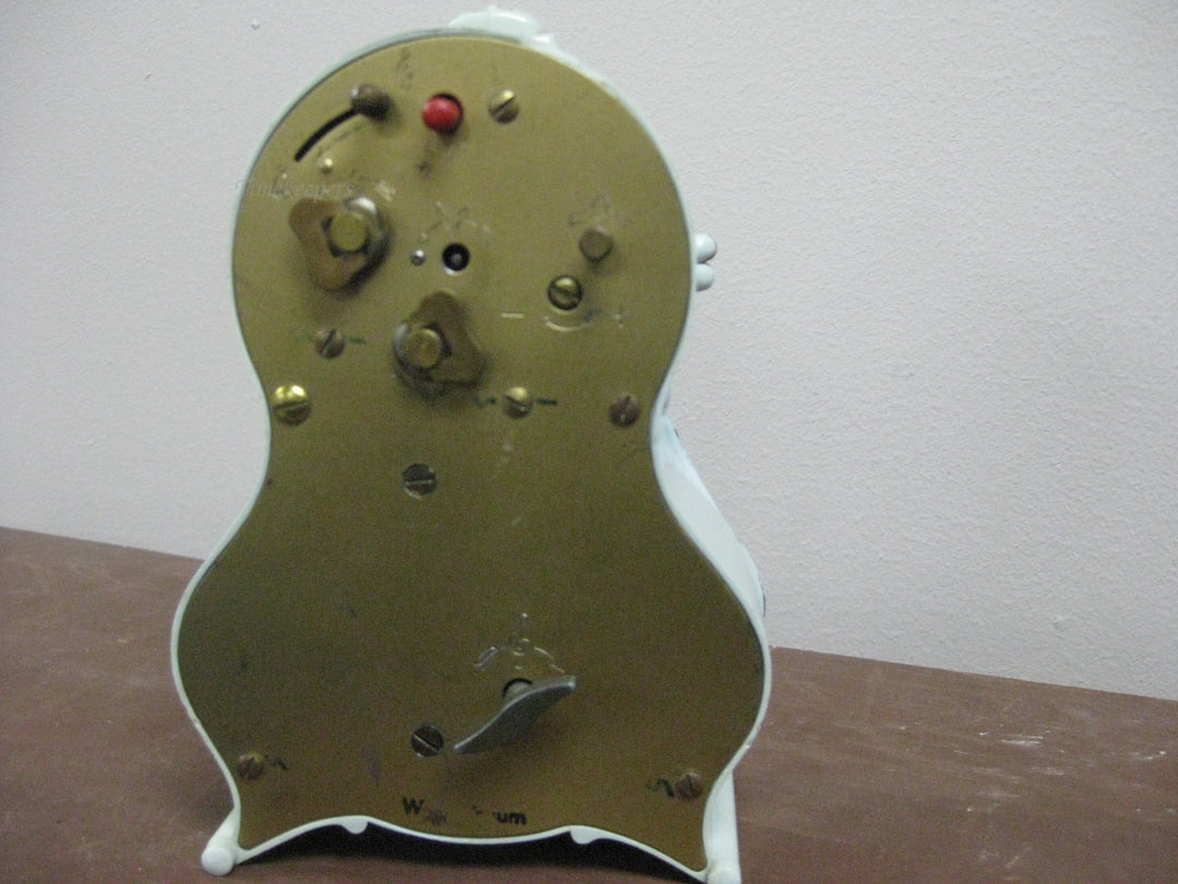 g193 1980s Peter Musical Dancing Girl Alarm Clock ( As Is No Guarantes)