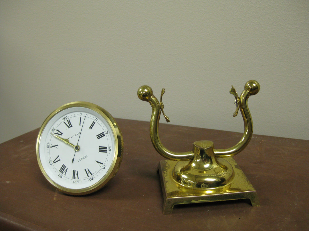 g206 1990s Tiffany&amp;CO Miniature Clock