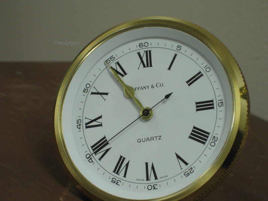 g206 1990s Tiffany&amp;CO Miniature Clock