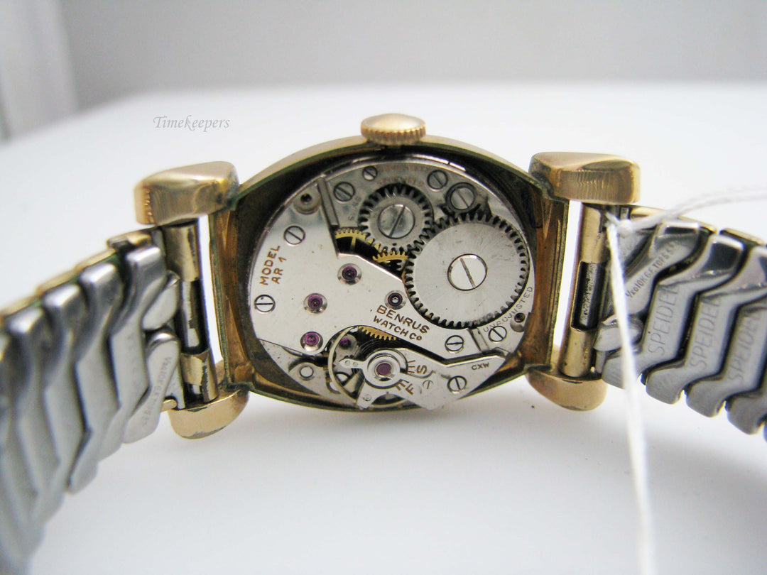 b577 Ladies 10kt RGP Benrus Wristwatch
