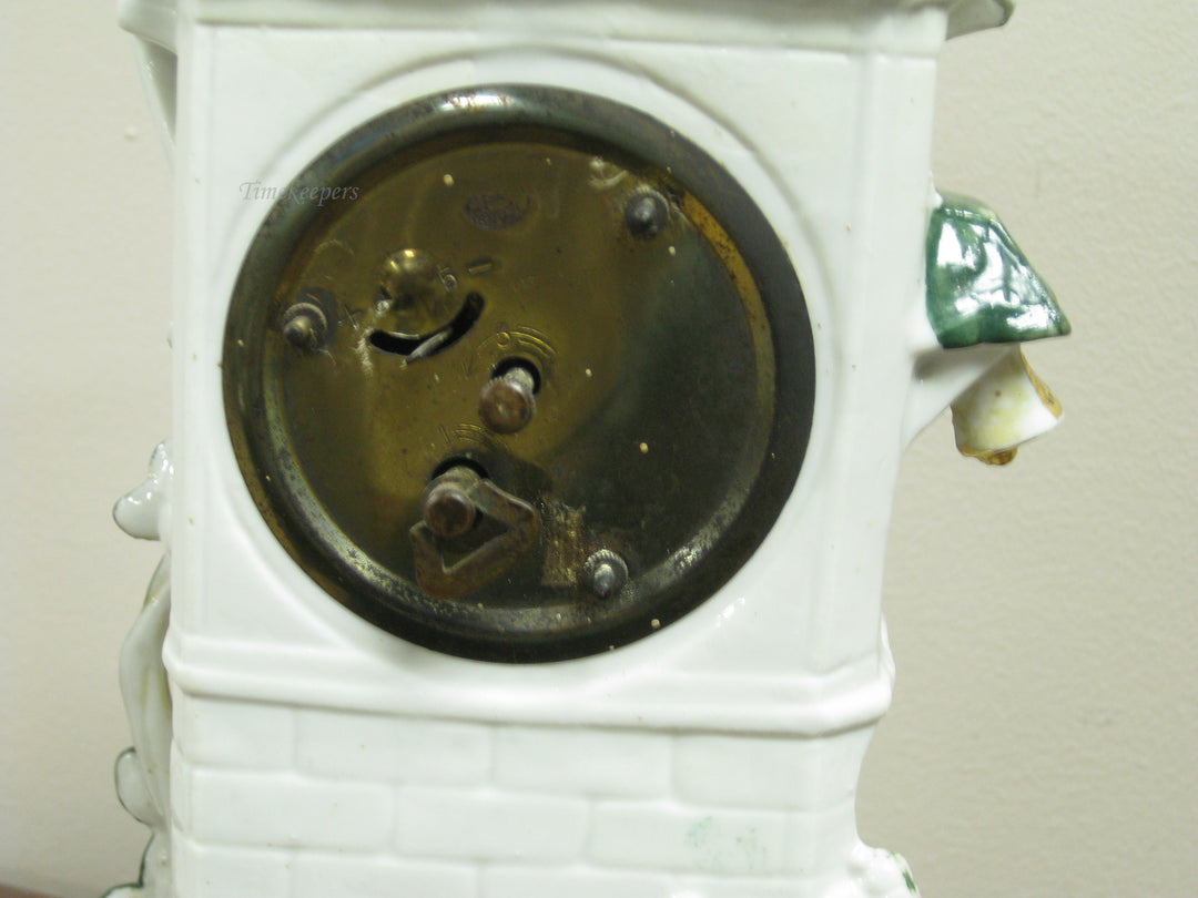 g210 1920s 3 piece German Miniature Statue Clock