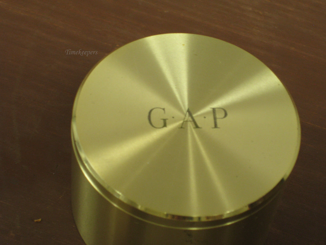 g211 (2) 1990s Tiffany & Co Brass Miniature Alarm Clocks