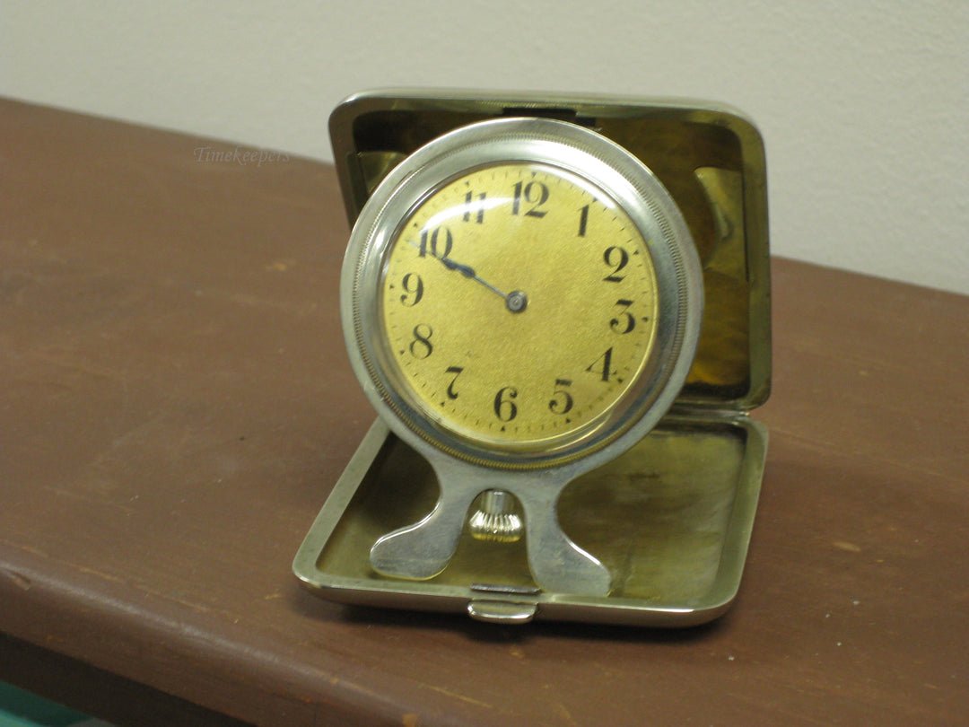 g218 1930s  Swiss Movement Travel clock